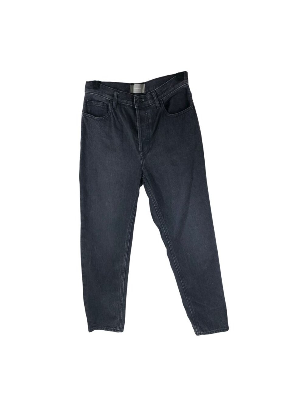 Everlane Women’s Cheeky Jean Washed Black Button-Fly Denim Size 27